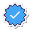 icons8 verified badge 100