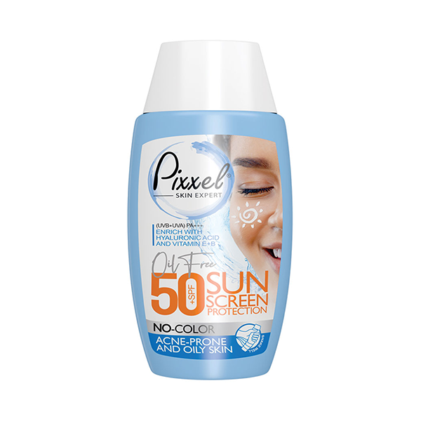 کرم ضد آفتاب SPF50 پوست چرب و مختلط پیکسل 50ml
