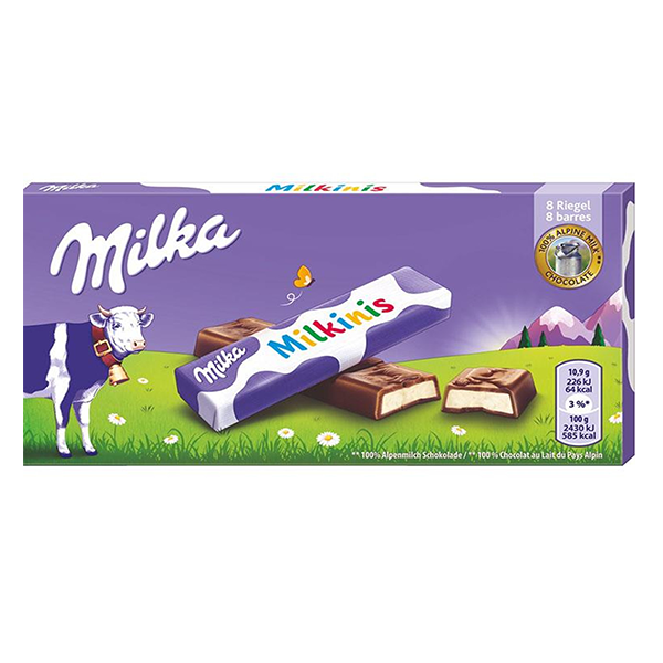 شکلات تخته ای شیری میلکینیز میلکا 87.5 گرم