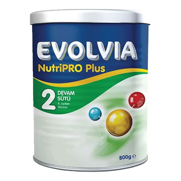 شیر خشک اولویا EVOLVIA شماره 2 حجم 800 گرم