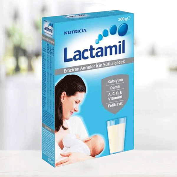 شیر افزای شیر مادر لاکتامیل میلوپا حجم 200 میلی