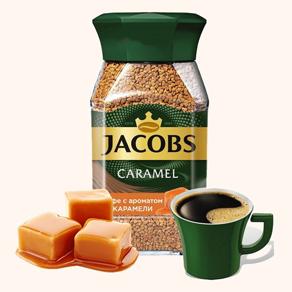 قهوه فوری جاکوبس کارامل حجم 95 گرم