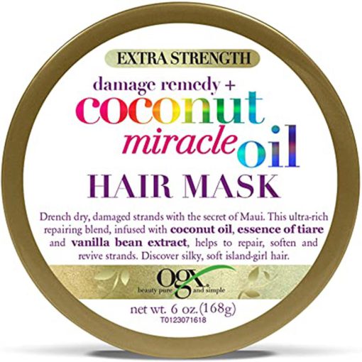 مو او جی ایکس بدون سولفات روغن نارگیل آمریکایی ogx damage remedy coconut miracle oil HAIR MASK 1 510x510 1