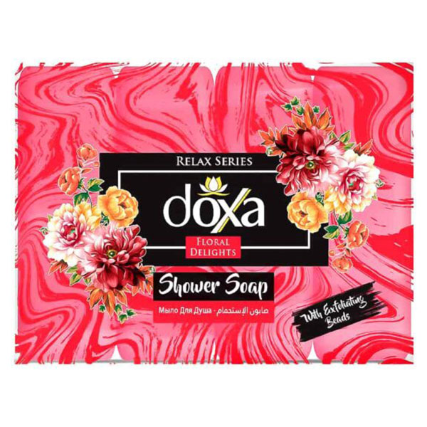 صابون دکسا doxa با رایحه گل ها بسته 4 عددی