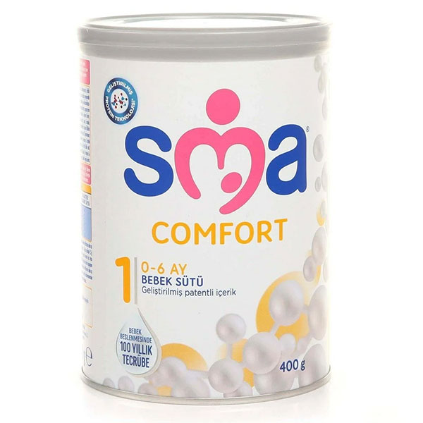 شیر خشک اس ام ا SMA کامفورت شماره 1 حجم 400 گرم