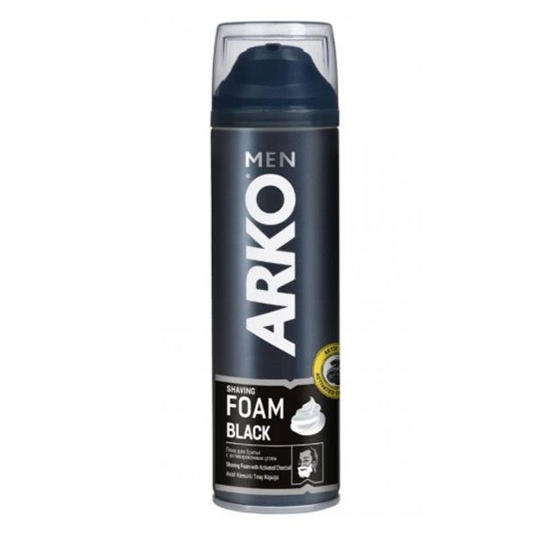 فوم اصلاح آرکو ARKO مدل بلک BLACK حجم 200 میلی