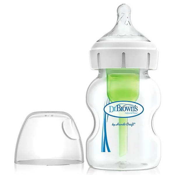 شیشه شیر دکتر براونس نوزادی 1 قطره حجم 150 میلی